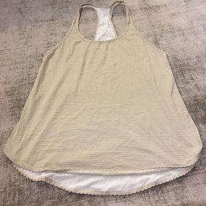Lululemon cotton racerback style tank size 6